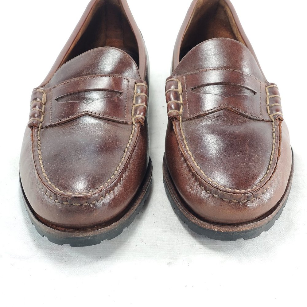 Allen Edmonds Gorham Mens Leather Penny Loafers - Picture 4 of 8